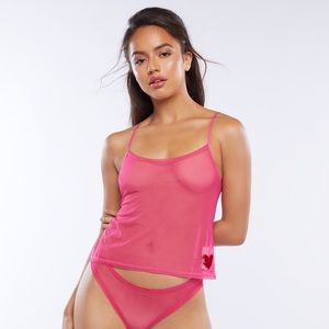 Savage X Fenty Hearts Mesh Cami